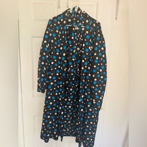 MAUS & HOFFMAN ROBE JACKET MENS WOMENS- BELT 3 pockets SMOKING JACKET PALM BEACH